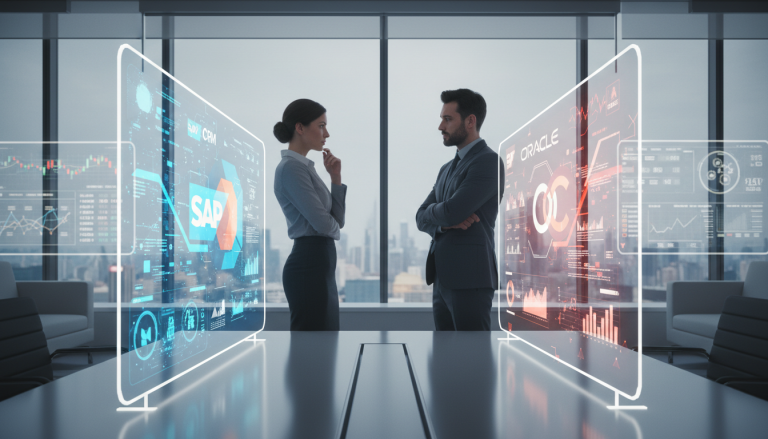 découvrez les différences entre sap crm et oracle crm en 2026 pour choisir la solution la mieux adaptée à vos besoins professionnels et maximiser votre gestion client.