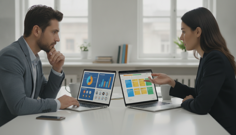 comparez bitrix24 et monday crm pour choisir l'outil de gestion commerciale adapté à vos besoins. analyse des fonctionnalités, avantages et inconvénients pour optimiser votre gestion d'équipe.