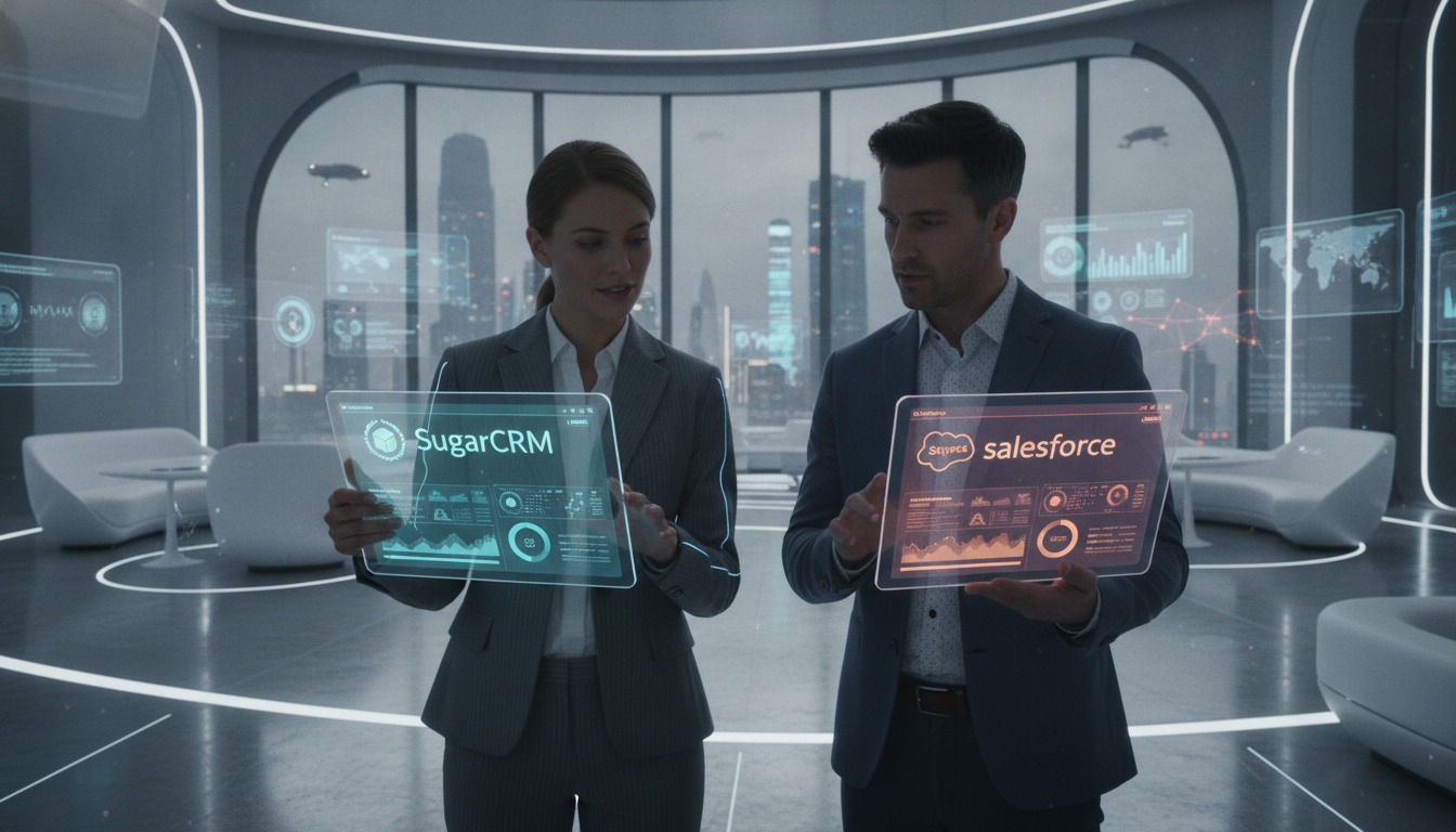 découvrez une analyse complète des forces et faiblesses de sugarcrm et salesforce en 2026 pour choisir la solution crm adaptée à vos besoins.